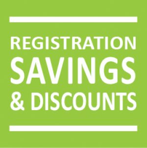 Registration Savings & Discounts