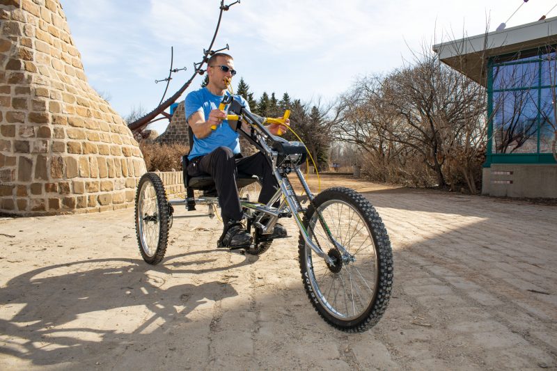 upright handcycle