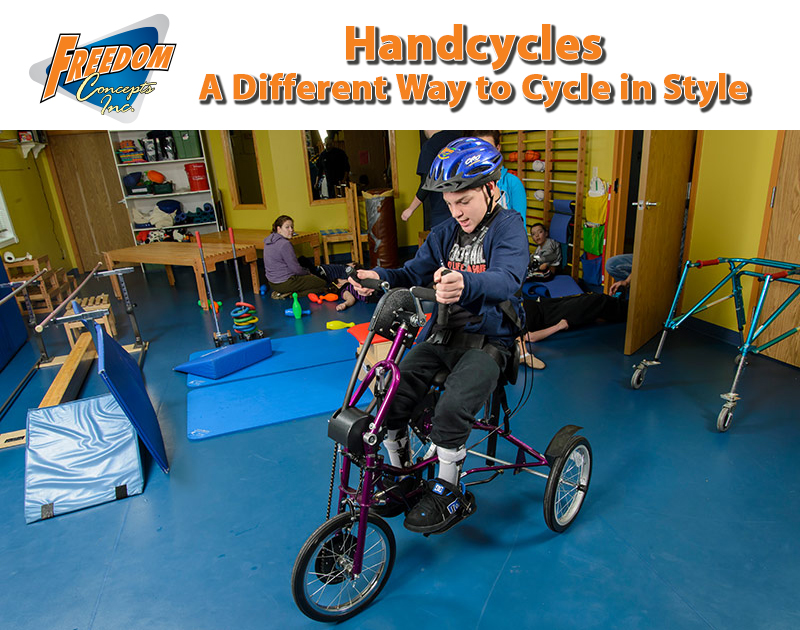 upright handcycle