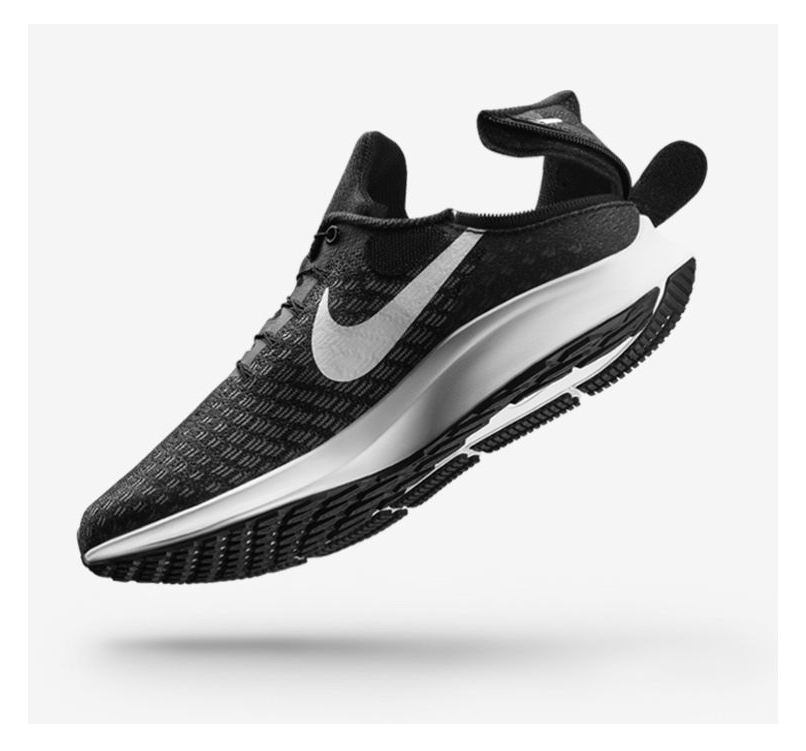 nike shoes with zipper on front