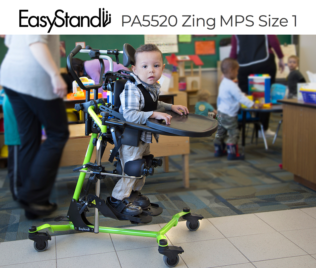 The EasyStand Zing MPS is the Only MultiPosition Stander That Pivots
