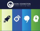 Picture of all of Don-Johnston's product's logos together