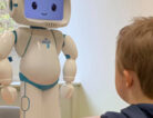 Luxai QTrobot tutor for autistic children