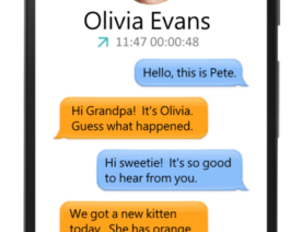 photo of a text conversation