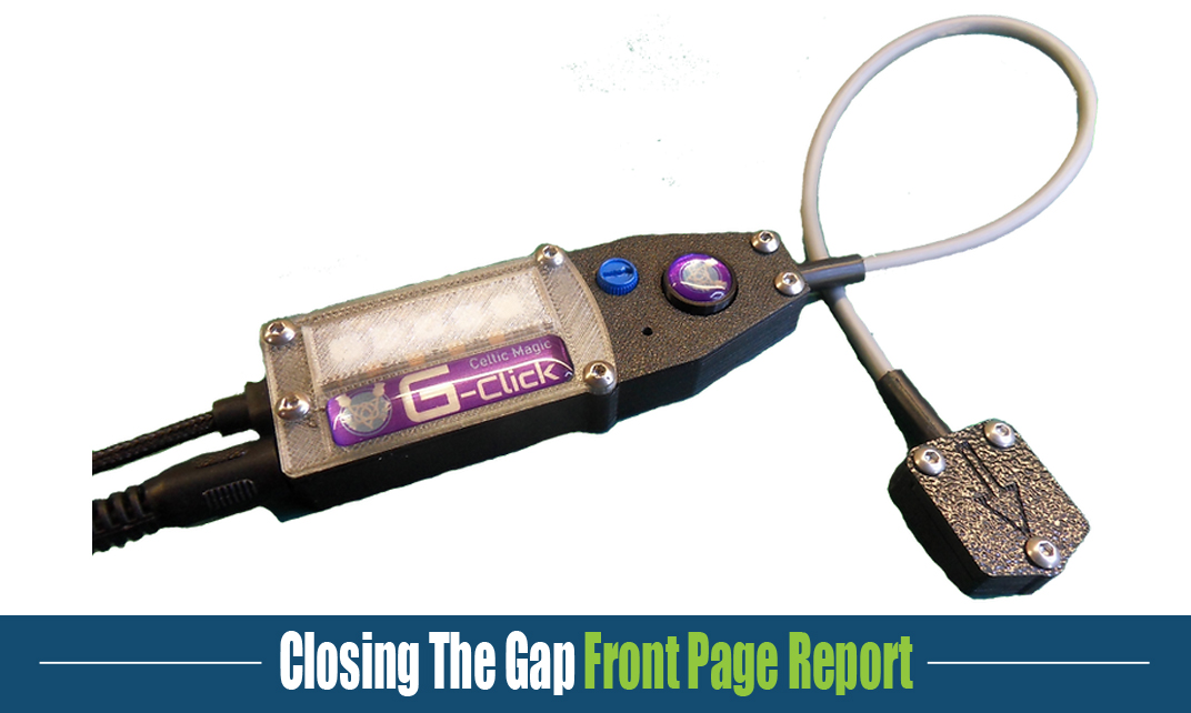 Closing The Gap Front Page Report on Celtick Magic's G-Click