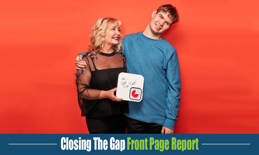 Closing The Gap Front Page Report on Time Timer