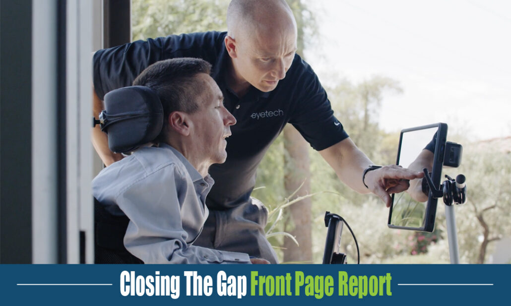 Closing The Gap Front Page Report on EyeTech