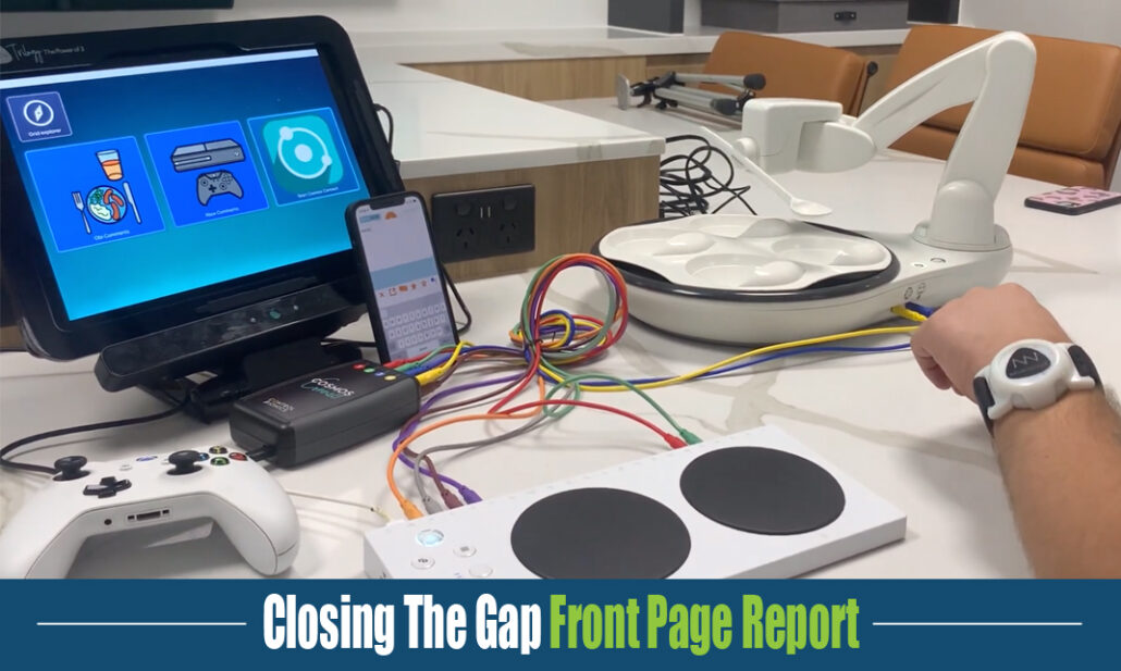 Closing The Gap Front Page Report on Cosmos Connect