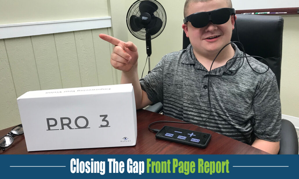 Closing The Gap Front Page Report on NuEye Pro 3