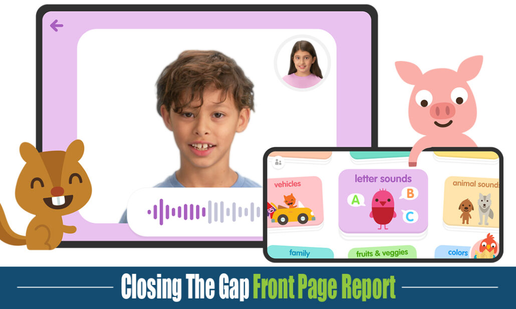 Closing The Gap Front Page Report on First Words