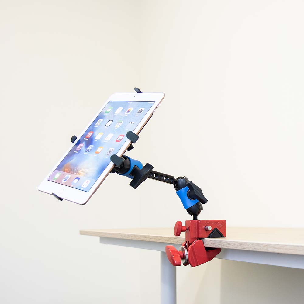 KUPOCARE Table Tablet Mount (L size Dual Knuckle Arm)