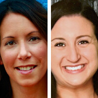 Headshot of Sara Pericolosi and Carolyn O'Hearn