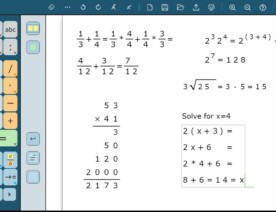 KiwiWrite Math level 3 example math