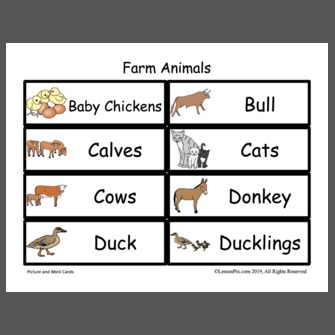 Farm+animals Card+set