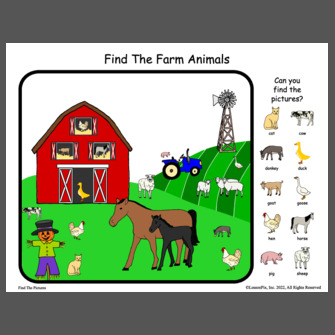 Find+the+farm+animals