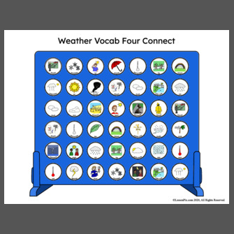 Weather+vocab+four+connect