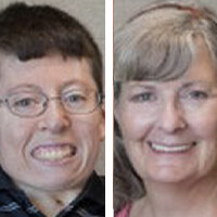 Head shot of Mariesa Rang and Sharon Mankey