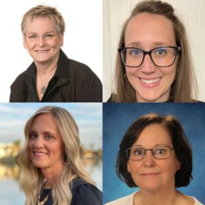 Michele Bishop, B.A., ATP, Alicia Alverson, MS, CCC-SLP, ATP, Brenda Del Monte, MA, CCC-SLP, Cassie Sementelli, MA, CCC-SLP