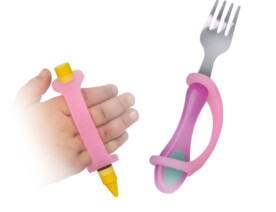 Pink Crayon Fork