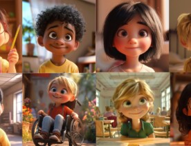 Images of 12 diverse Nookly characters, smiling.