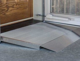 Adjustable Door Threshold Ramps for wheelchairs or scooters.