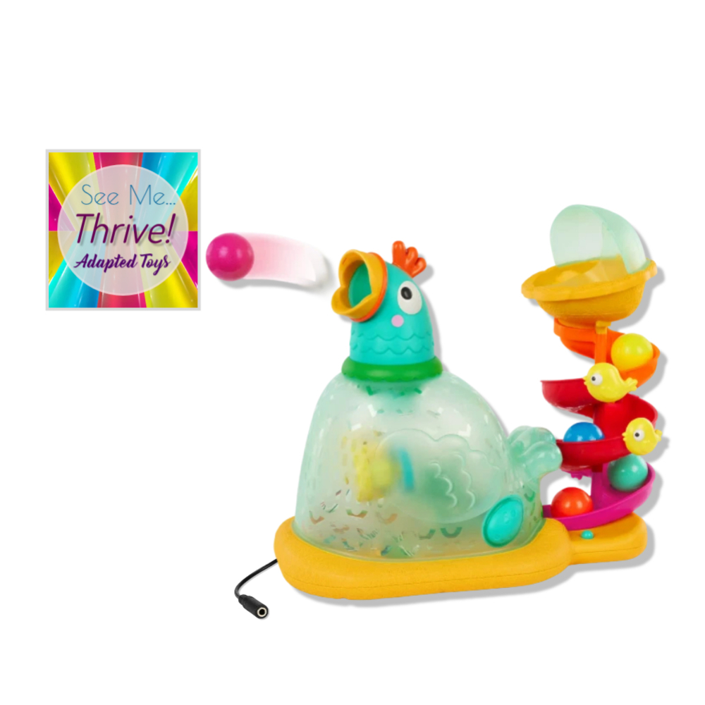 Adapted Pop-a-Doodle Ball Popper