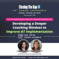 Developing a Deeper Coaching Mindset to Improve AT Implementation