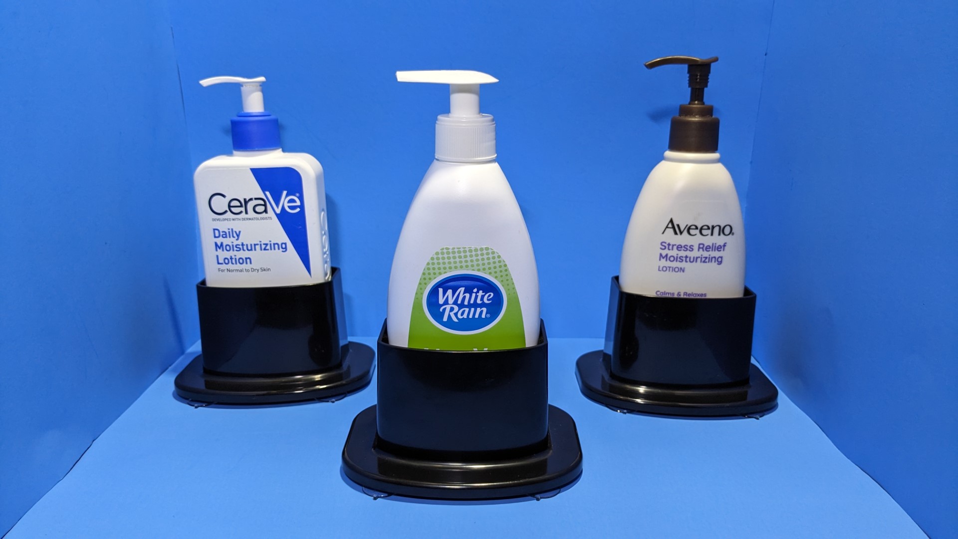 Tbs 3 Black Hand Lotion White Rain Cerave Aveeno Blue Background Photo1 (1)