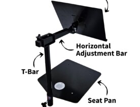 wheelchair activity tray adjustable