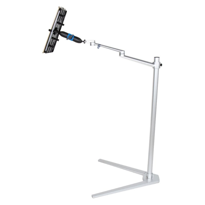 KUPOCARE KMF-102-L lightweight bedside floor stand for a tablet with a 6-inch arm