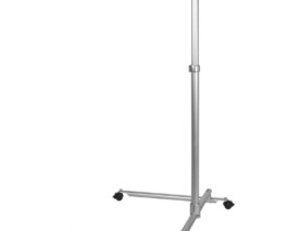KUPOCARE KMF-201 gas-spring floor stand for AAC and eye-gaze devices