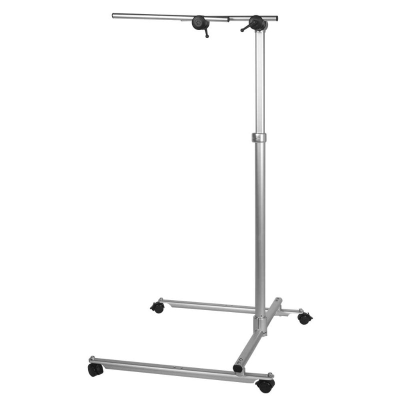 KUPOCARE KMF-201 gas-spring floor stand for AAC and eye-gaze devices