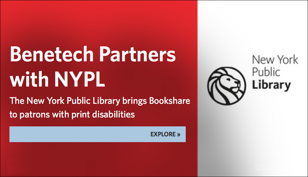 Infographic: Benetech Partner with NYPL (NYPL Logo)