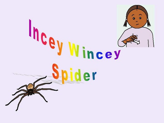 BSL Incey Wincey Spider download animated Powerpoint