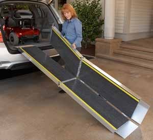 7 Foot TriFold Portable Wheelchair Ramp