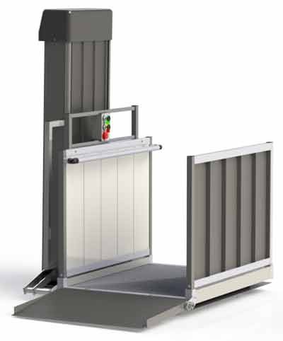 P72SP - Platform Lift - 72 inch Straight Across Exit