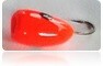 AT Fishing Lure #16 Bright Orange with Black Eye 3 Pack