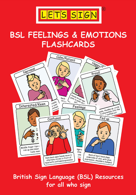 BSL Feelings & Emotions Flashcards Kindle